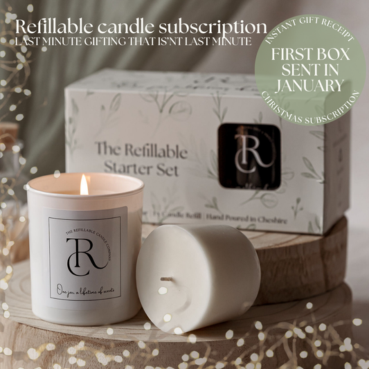 Christmas Refillable Candle Subscription